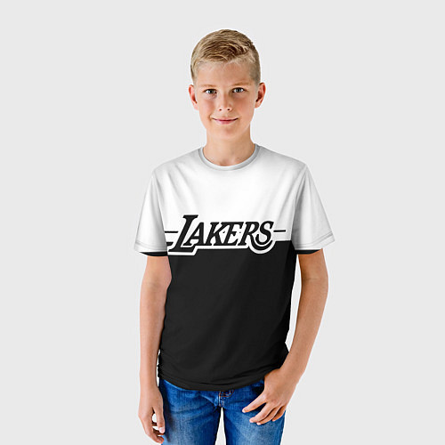 Детская футболка Kobe Bryant - Los Angeles Lakers / 3D-принт – фото 3