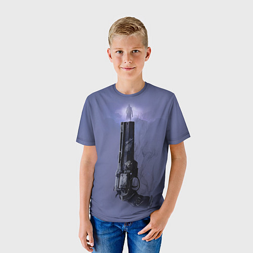 Детская футболка DESTINY 2 КЕЙД 6 И ЕГО РЕВОЛЬВЕР / 3D-принт – фото 3