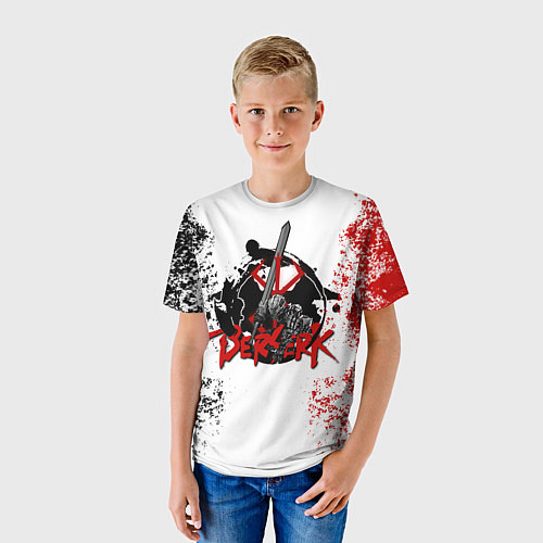 Детская футболка BERSERK LOGO БЕРСЕРК / 3D-принт – фото 3