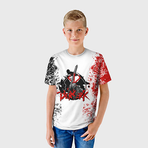 Детская футболка BERSERK LOGO БЕРСЕРК / 3D-принт – фото 3