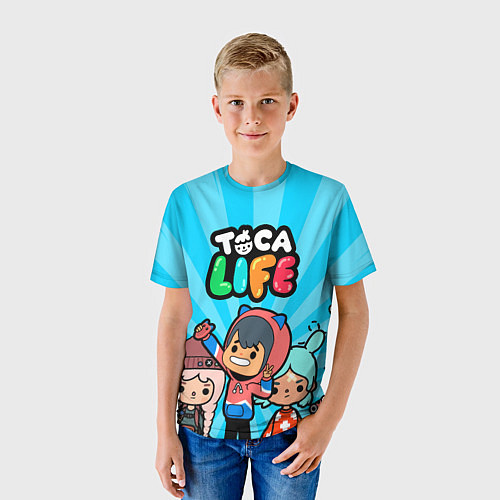 Детская футболка Toca Life: Friends / 3D-принт – фото 3