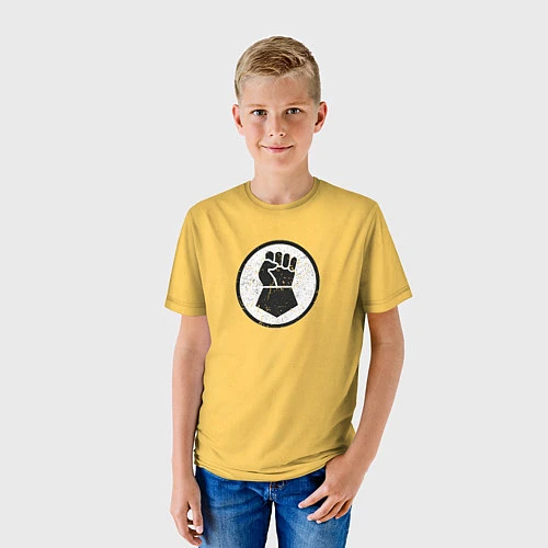 Детская футболка Имперские кулаки цвет легиона 7 / 3D-принт – фото 3