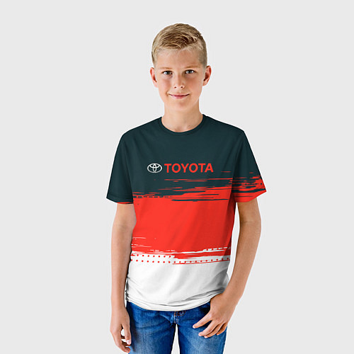 Детская футболка Toyota Texture / 3D-принт – фото 3