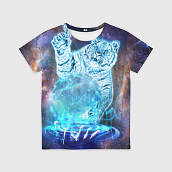 Футболка детская Звездный тигр, цвет: 3D-принт