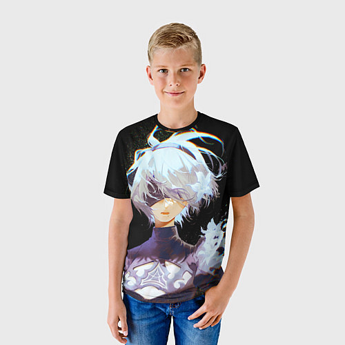 Детская футболка Венецианская девушка Nier automata 2b / 3D-принт – фото 3