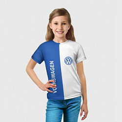 Футболка детская Volkswagen, ФОЛЬКСВАГЕН, цвет: 3D-принт — фото 2