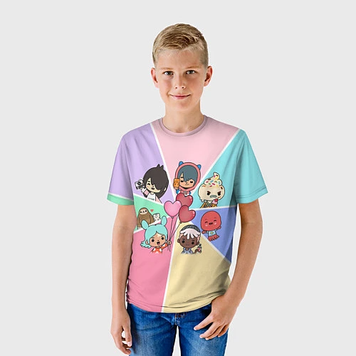Детская футболка TOCA BOCA WORLD HEROES ТОКА БОКА / 3D-принт – фото 3