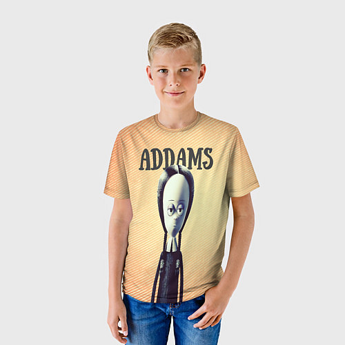 Детская футболка Уэнздэй Аддамс! / 3D-принт – фото 3