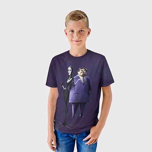 Детская футболка Семейство Аддамс / 3D-принт – фото 3