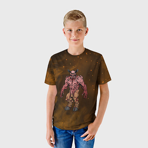 Детская футболка BARON DOOM БАРОН МОНСТЕР спина / 3D-принт – фото 3