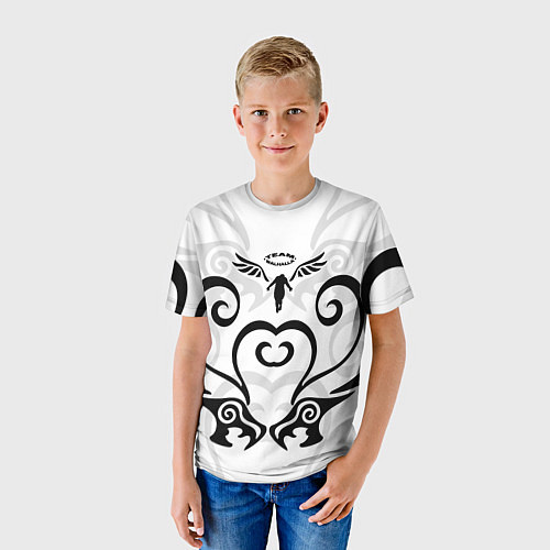 Детская футболка WALHALLA TEAM DRAKEN TATTOO / 3D-принт – фото 3
