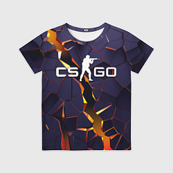 Футболка детская 3D разлом 3D плиты CS:GO, цвет: 3D-принт