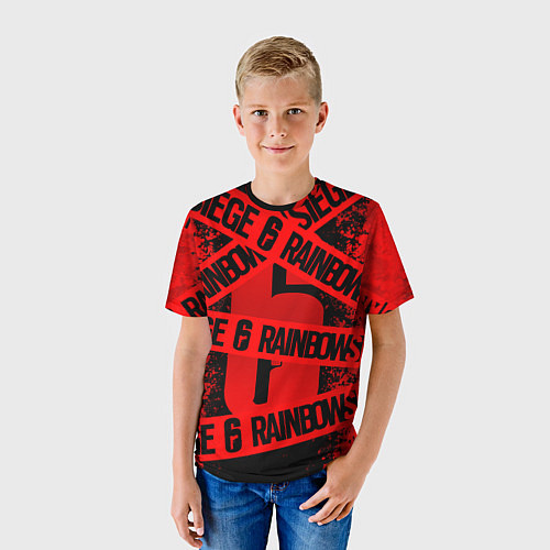 Детская футболка Rainbow Six Siege: Опасно для жизни / 3D-принт – фото 3