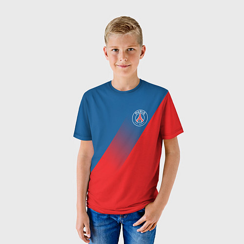 Детская футболка PSG GRADIENT SPORT UNIFORM / 3D-принт – фото 3