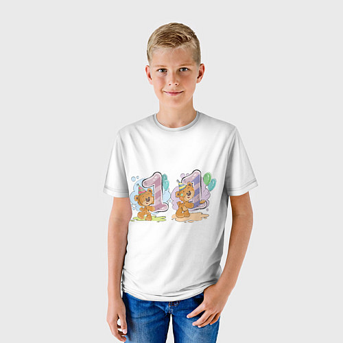 Детская футболка С днем рождения 11 месяц / 3D-принт – фото 3