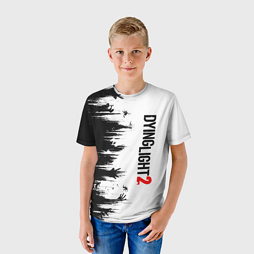 Детская футболка DYING LIGHT 2 GOOD NIGHT AND GOOD LUCK / 3D-принт – фото 3