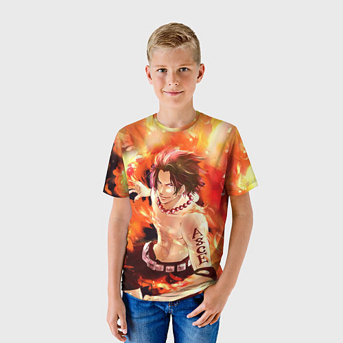 Детская футболка ONE PIECE ASCE HERO / 3D-принт – фото 3