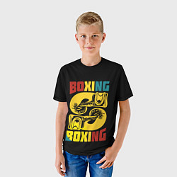 Футболка детская Бокс, Boxing, цвет: 3D-принт — фото 2