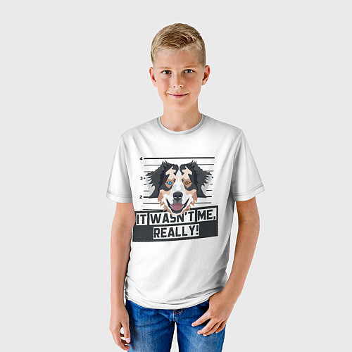 Детская футболка Австралийская Овчарка Australian Shepherd / 3D-принт – фото 3