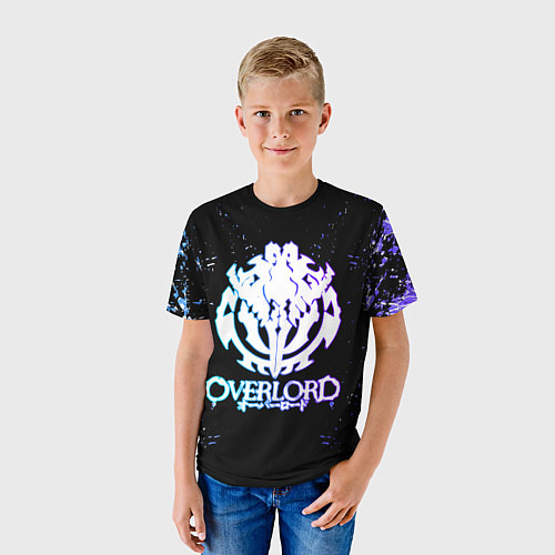 Детская футболка OVERLORD оверлорд neon НЕОН / 3D-принт – фото 3