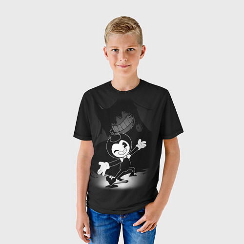 Детская футболка BENDY - БЕНДИ ИГРА / 3D-принт – фото 3