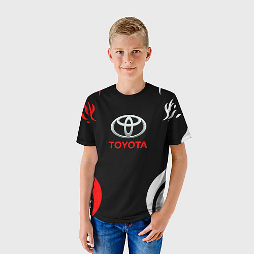 Детская футболка Автомобиль Toyota / 3D-принт – фото 3