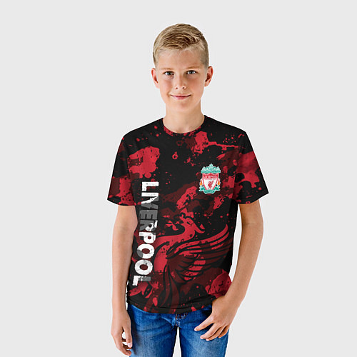 Детская футболка Ливерпуль, Liverpool / 3D-принт – фото 3