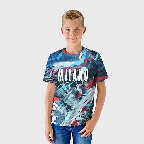 Детская футболка Abstraction design pattern / 3D-принт – фото 3