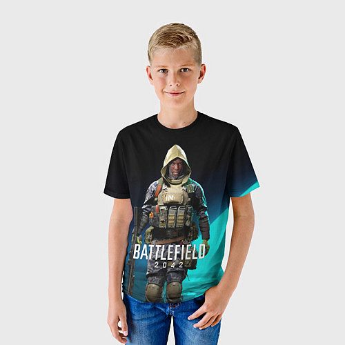 Детская футболка Battlefield 2042 - Ирландец / 3D-принт – фото 3