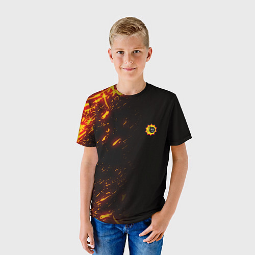 Детская футболка Serious Sam Fire Wave / 3D-принт – фото 3