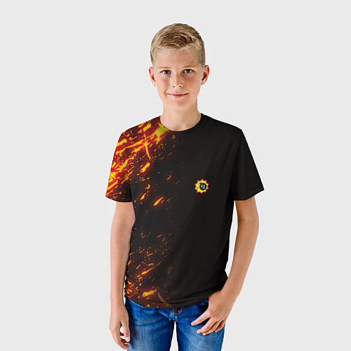 Детская футболка Serious Sam Fire Wave / 3D-принт – фото 3