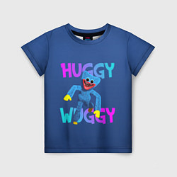 Футболка детская Huggy Wuggy: Зубастый монстр, цвет: 3D-принт