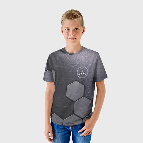 Детская футболка Mercedes-Benz vanguard pattern / 3D-принт – фото 3