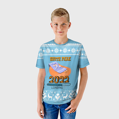 Детская футболка ЮЖНЫЙ ПАРК ПОЛОТЕНЧИКО / 3D-принт – фото 3