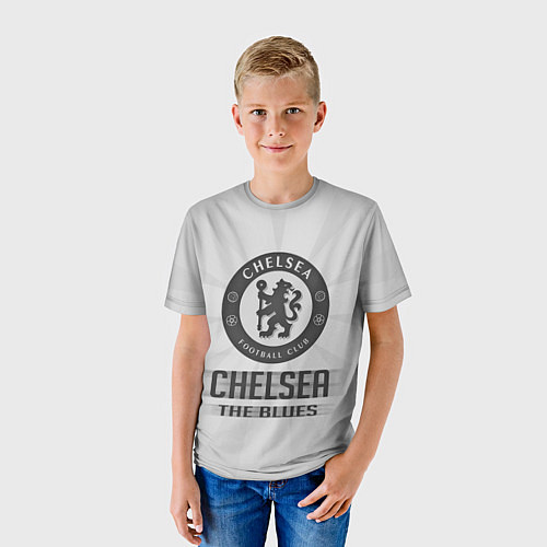 Детская футболка Chelsea FC Graphite Theme / 3D-принт – фото 3