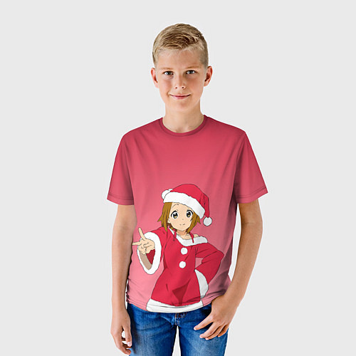 Детская футболка Милашка в костюме Санты / 3D-принт – фото 3