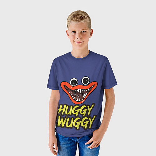 Детская футболка Huggy Wuggy: Smile / 3D-принт – фото 3
