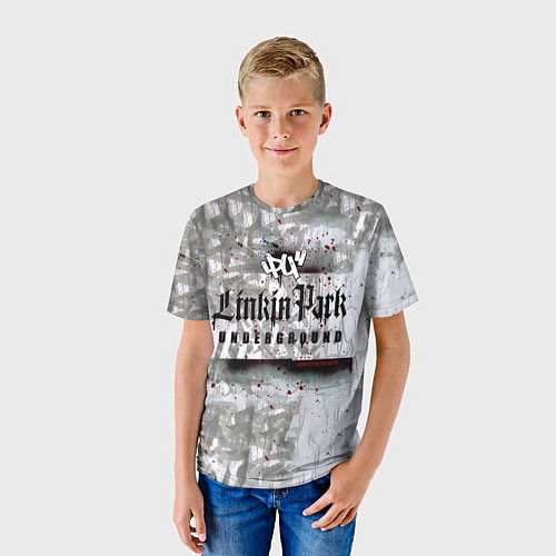 Детская футболка LP Underground 3 0 - Linkin Park / 3D-принт – фото 3