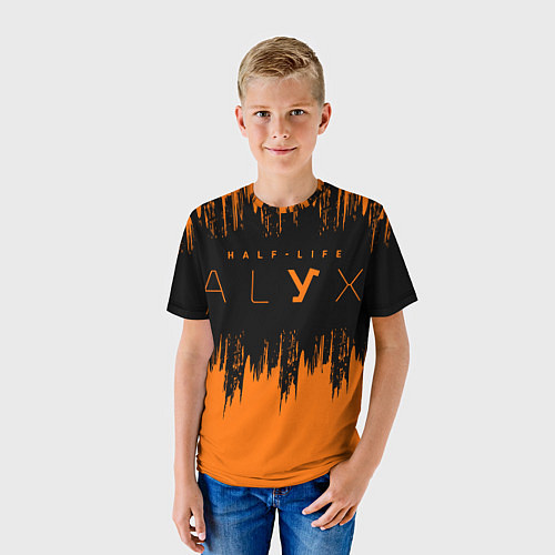 Детская футболка ХАЛФ-ЛАЙФ HALF-LIFE / 3D-принт – фото 3