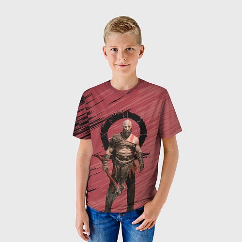 Детская футболка Кратос God of War / 3D-принт – фото 3