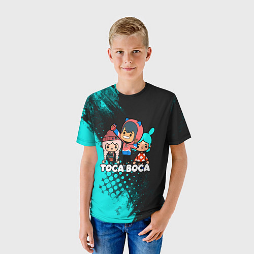 Детская футболка Toca Boca Рита и Леон / 3D-принт – фото 3