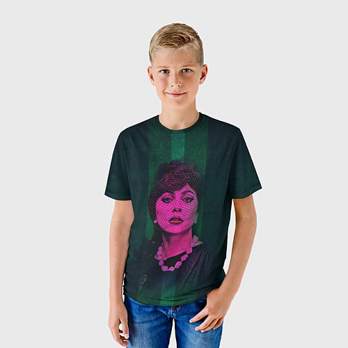 Детская футболка Постер Gaga / 3D-принт – фото 3