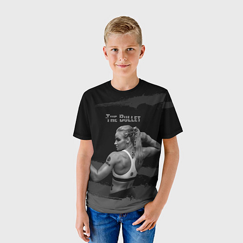 Детская футболка Валентина The Bullet / 3D-принт – фото 3