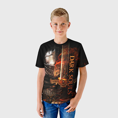Детская футболка Dark Souls - The Ashen One / 3D-принт – фото 3