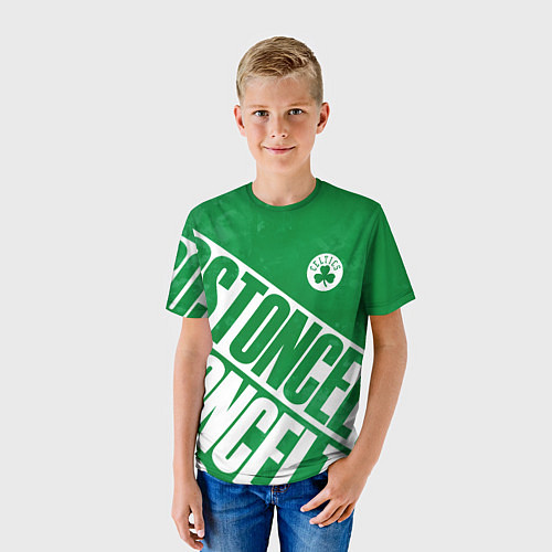 Детская футболка Бостон Селтикс, Boston Celtics / 3D-принт – фото 3