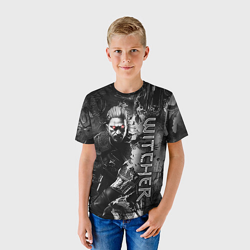 Детская футболка Witcher Ведьмак / 3D-принт – фото 3