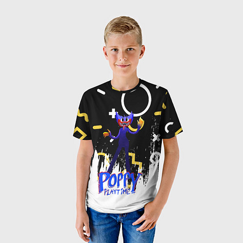 Детская футболка Poppy Playtime Фигурки / 3D-принт – фото 3