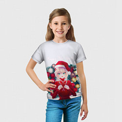 Футболка детская Аниме Рождество, цвет: 3D-принт — фото 2