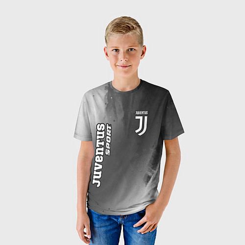 Детская футболка ЮВЕНТУС Juventus Sport Абстракция / 3D-принт – фото 3