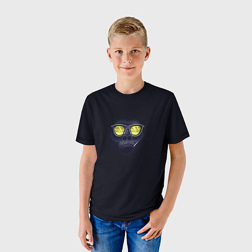 Детская футболка Обезьяний chill / 3D-принт – фото 3